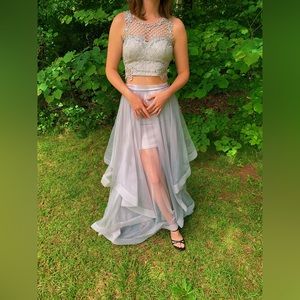 jodi kristopher dress. Size 0. Worn once to prom.